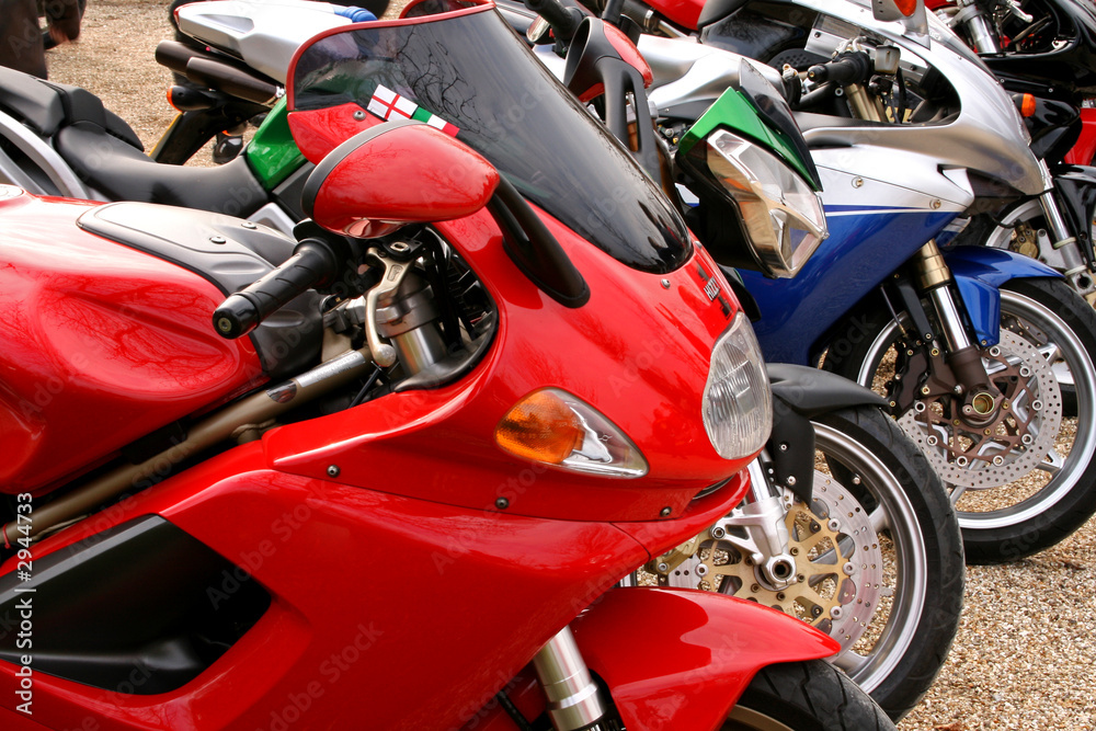 Obraz premium italian superbike lineup