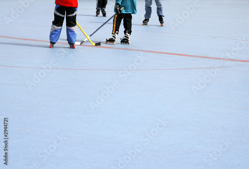 roller hockey - feet only photo