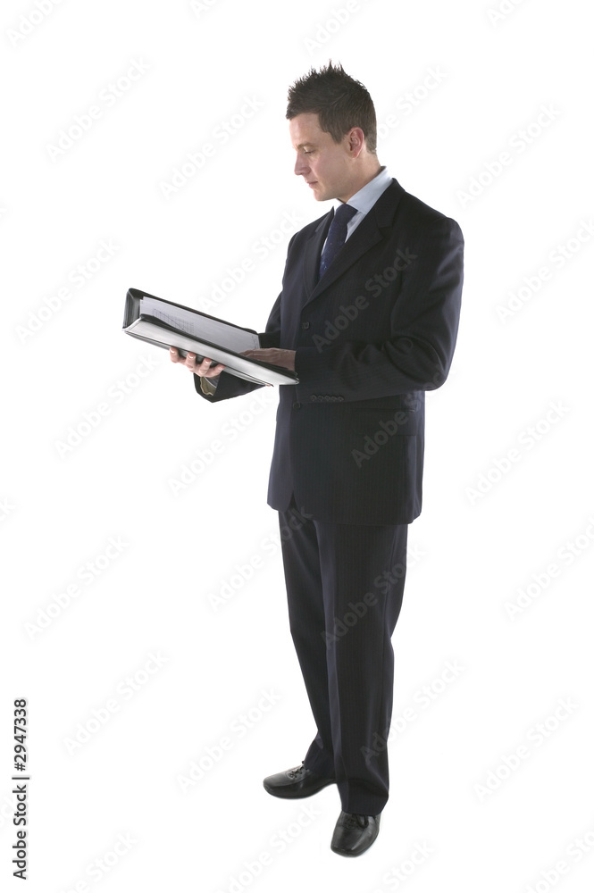 studying a file studying a file