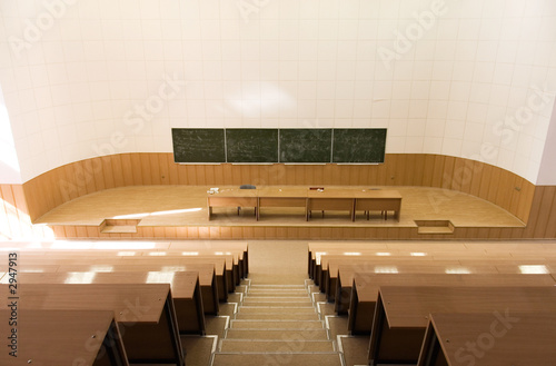 Tableau sur toile big empty lecture hall