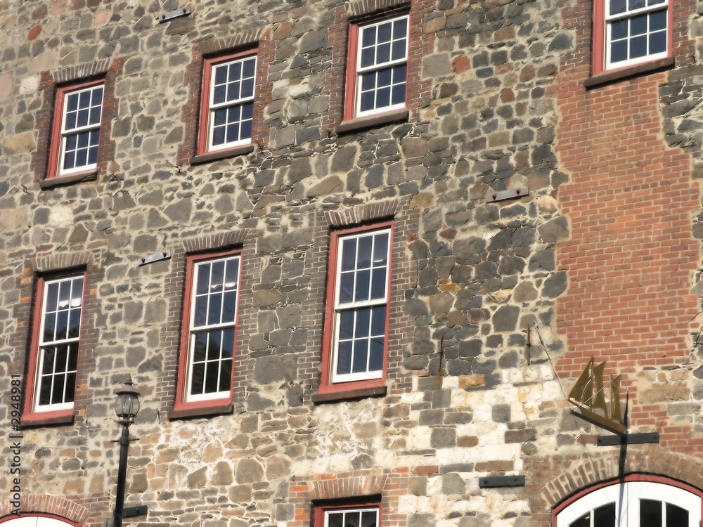 Obraz premium stone & brick historic wall