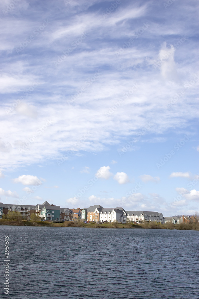 homes  by the lake