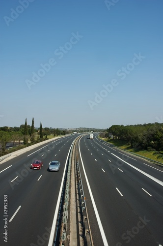highway in south france