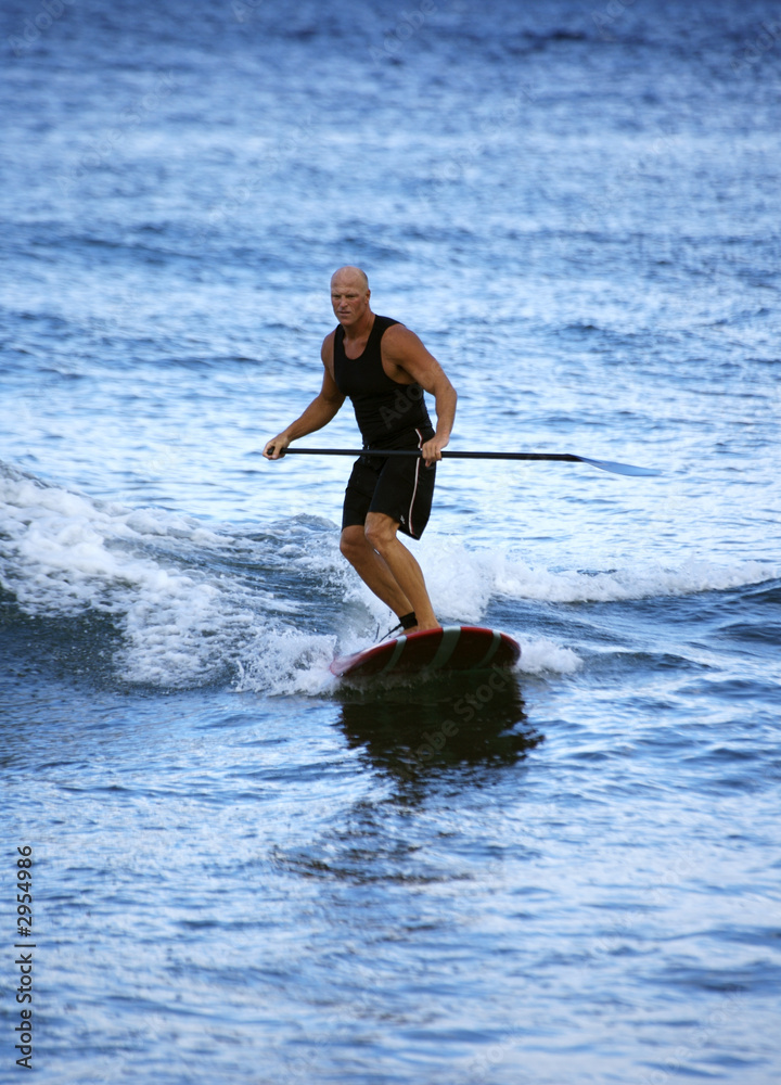 Fototapeta premium surfing the waves