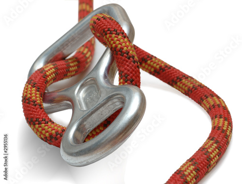 a belay with rope
