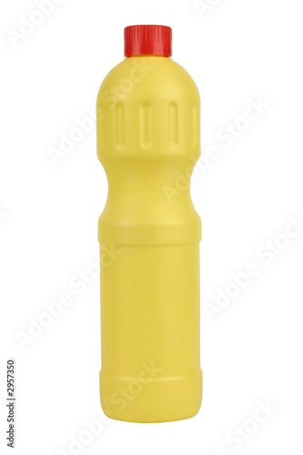 yellow plastic bottle