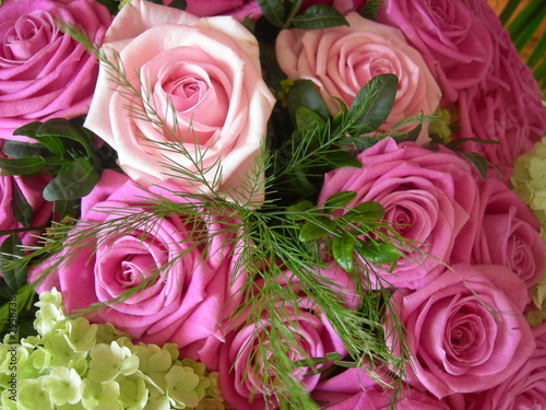 roses en bouquet