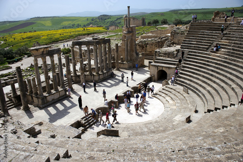 Dougga Roman Amphitheatre, Tunisia photo