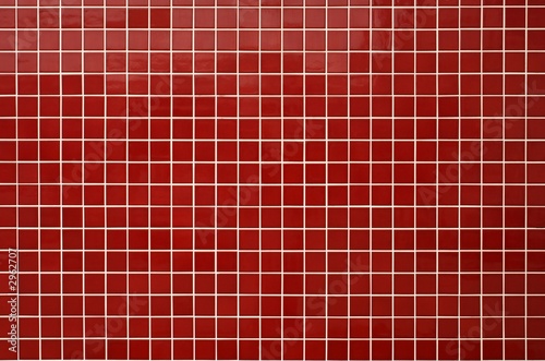 red wall tiles
