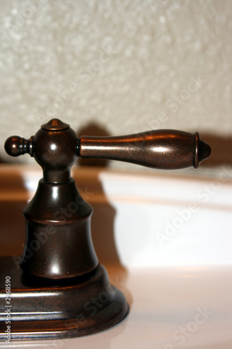 copper faucet handle