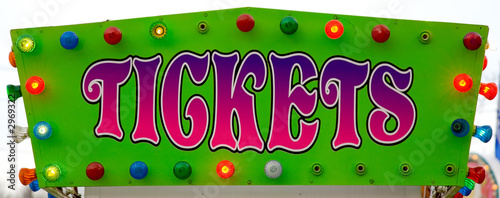 ticket sign