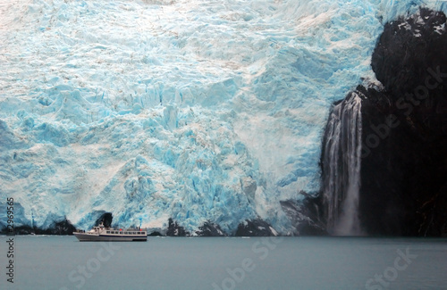 prince william sound and glacier calving