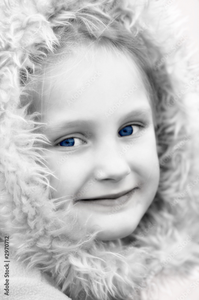 high key image of young girl high key image of young girl