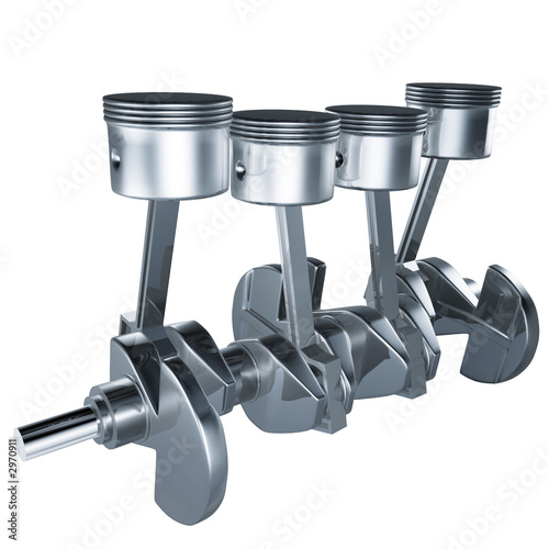pistons crankshaft photo