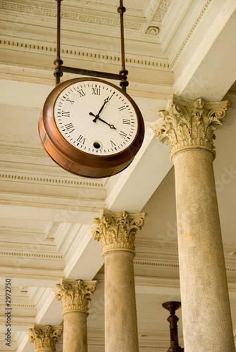 clock on the station.