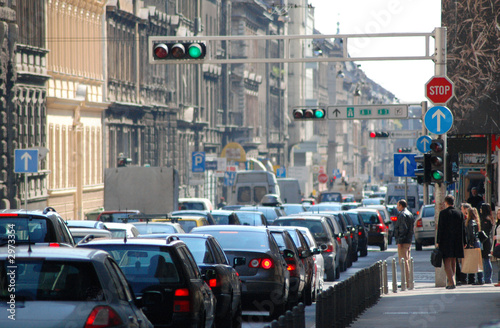 rush hour traffic jam