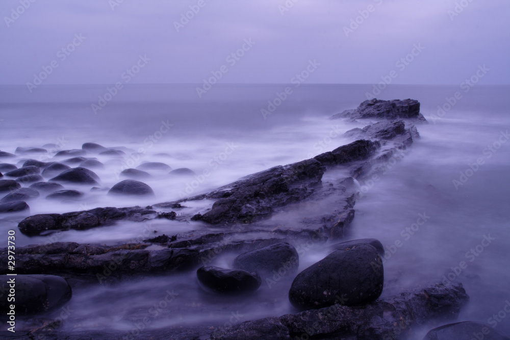 Obraz premium misty rocks