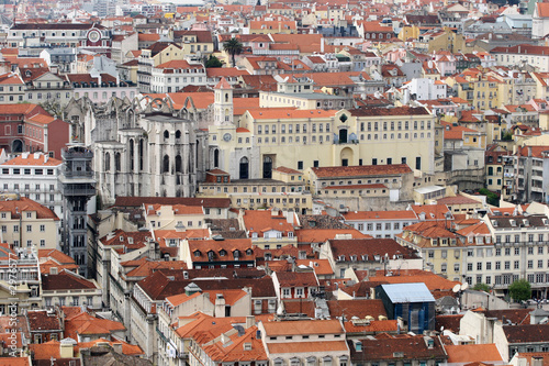 lisbon cityscape from saint george’s castle
