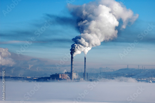 Obraz na płótnie pollution