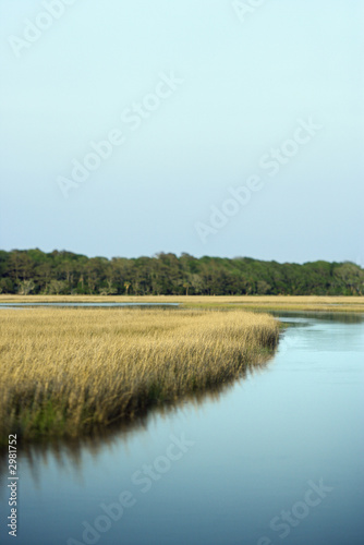 Marsh landscape on Bald Head Island, North Carolina. © iofoto