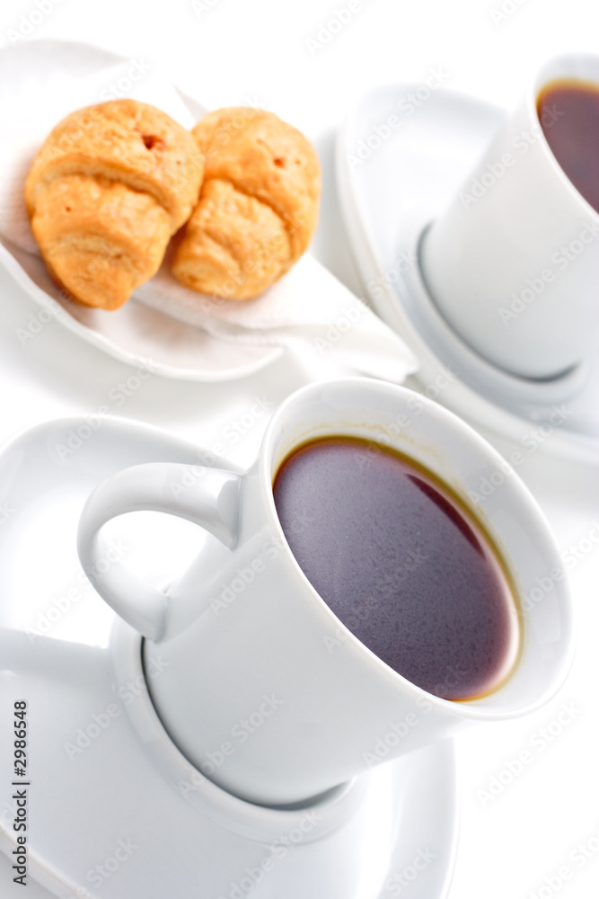 coffee and croissants coffee and croissants