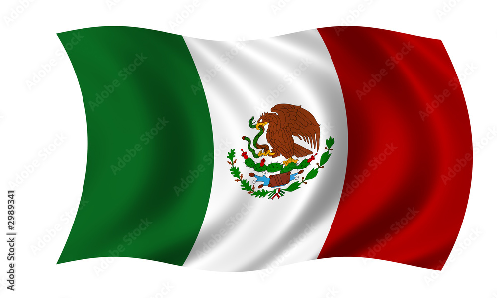 mexiko fahne mexico flag Stock-Foto | Adobe Stock