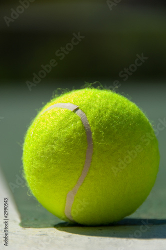 tennis balls on court © Michael Flippo