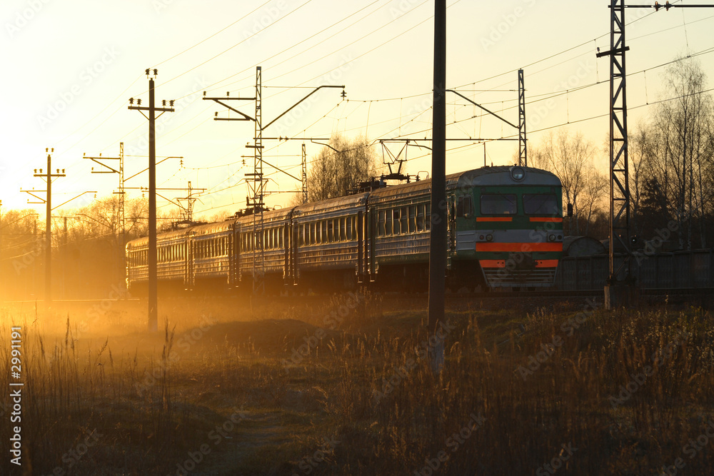 Naklejka premium train
