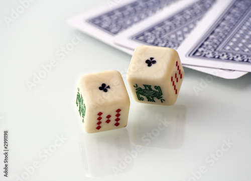 dados de póker photo