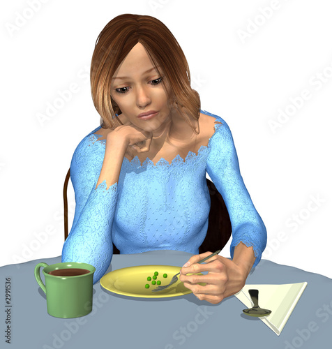 anorexia - a tiny meal