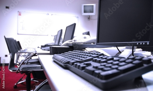 photo modern computer rooms