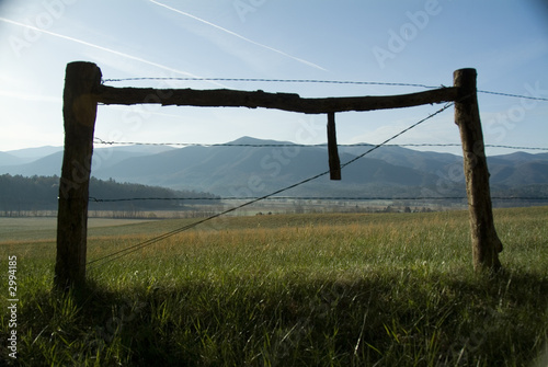 smoky mountains and rolling meadow