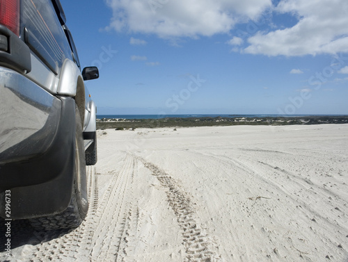 four wheel drive on dune