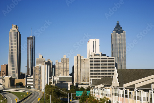 Skyline of Atlanta  Georgia.
