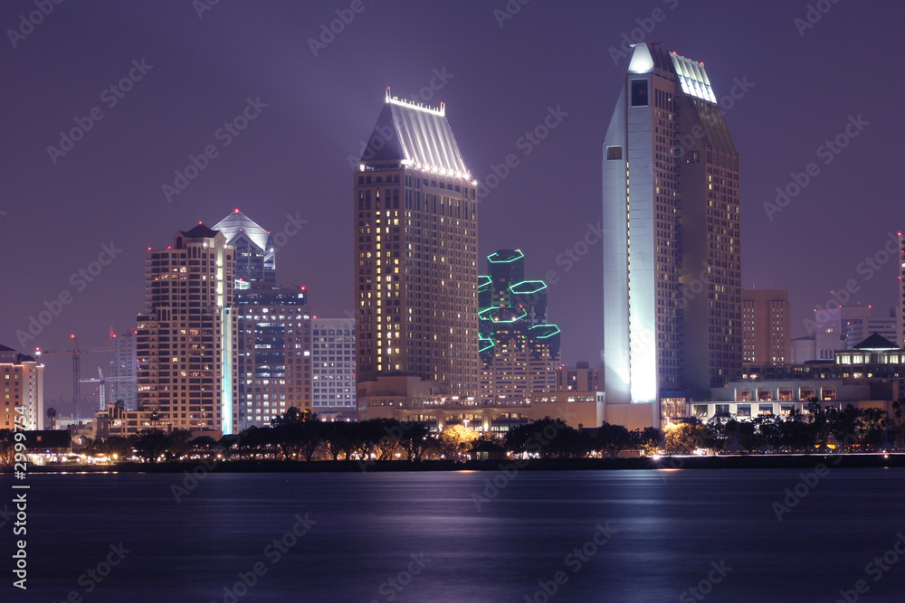 san diego at night