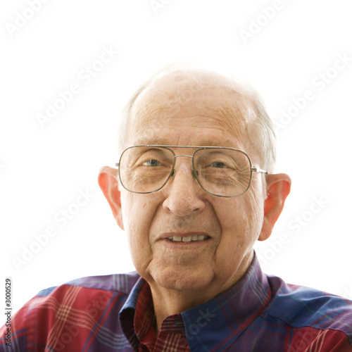 portrait of elderly man.