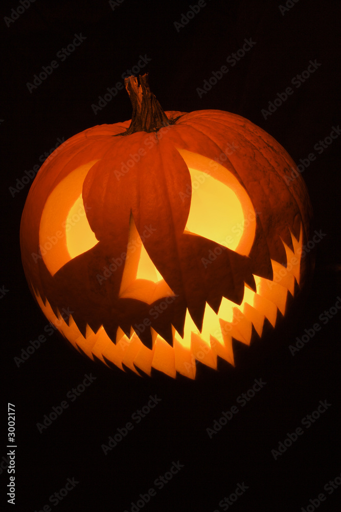 glowing jack-o'-lantern. glowing jack-o'-lantern.