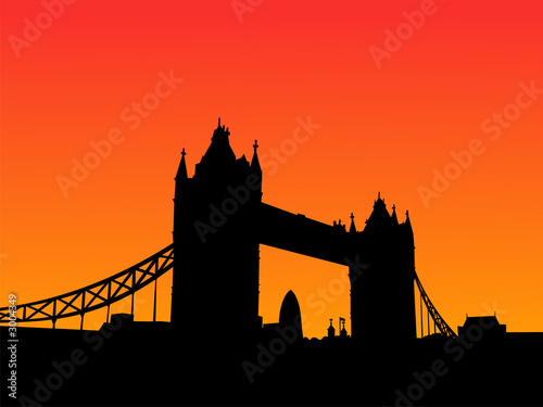 tower bridge london at sunset