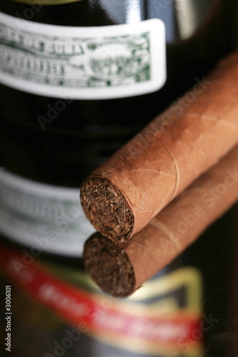 rum and cigar