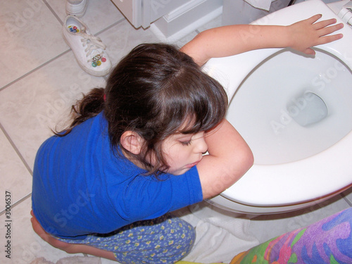 child sick with stomach virus