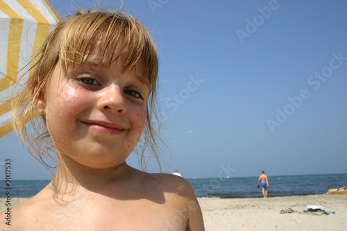 mädchen am strand