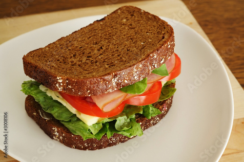ham and cheese sandwich