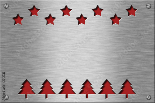 christmas trees and stars
