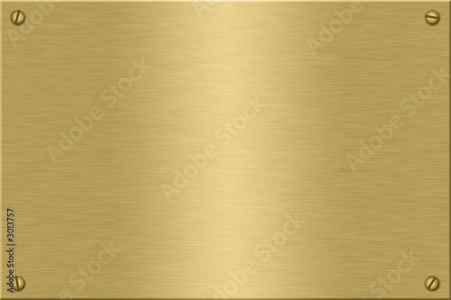 gold plate photo