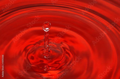 red droplet
