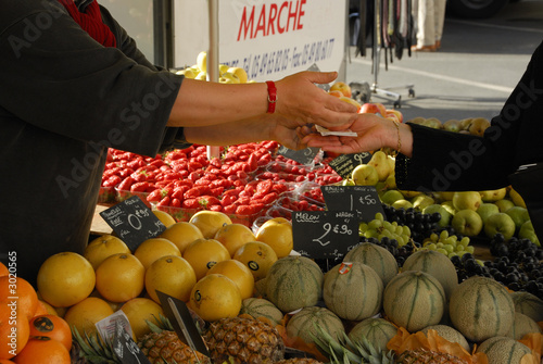 Obraz na plátně marchés de france