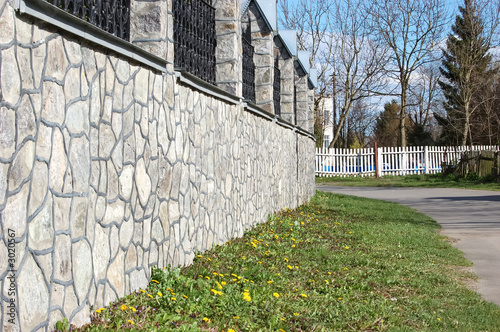 stone wall photo