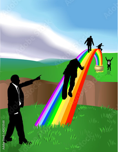 pot of gold at the end of the rainbow