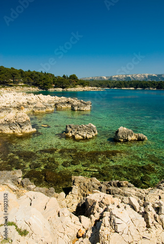 coast in croatia.