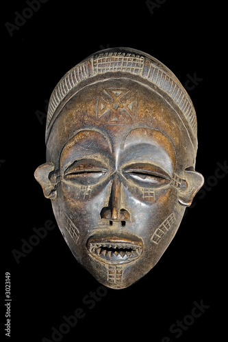 vintage african mask photo